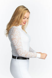 Hannah Childs Jaclyn Lace Show Shirt Zip