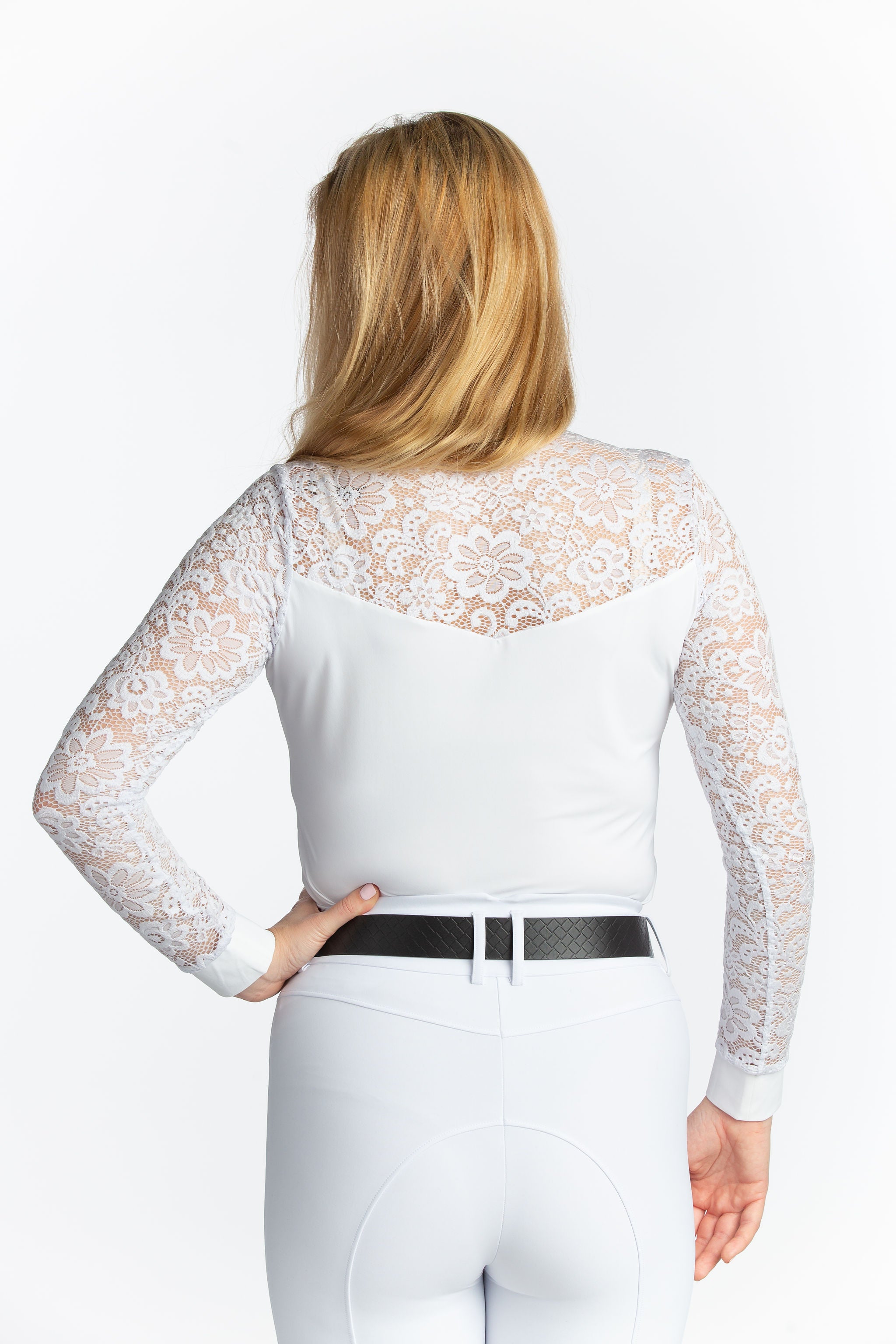 Hannah Childs Jaclyn Lace Show Shirt Zip