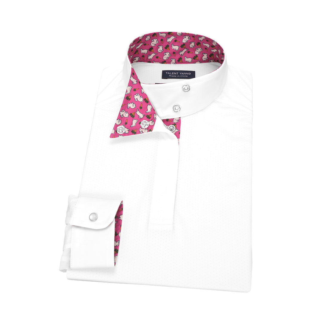 Essex Classics Talent Yarn Long Sleeve Show Shirt: Girls