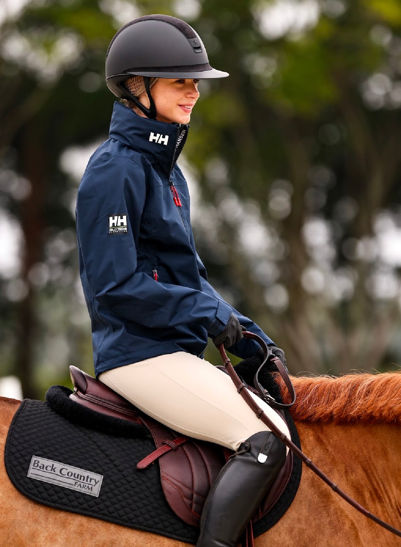 Helly Hansen Womens Crew Hooded Midlayer Sailing Jacket 2.0, Windy Blue / XL