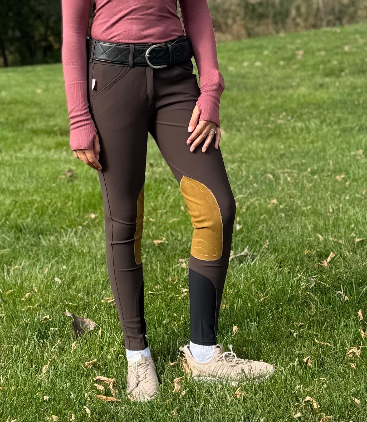 Tailored Sportsman Girls Boot Sock Breeches: Tech Light Fabric