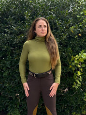 Street and Saddle Rib Turtleneck