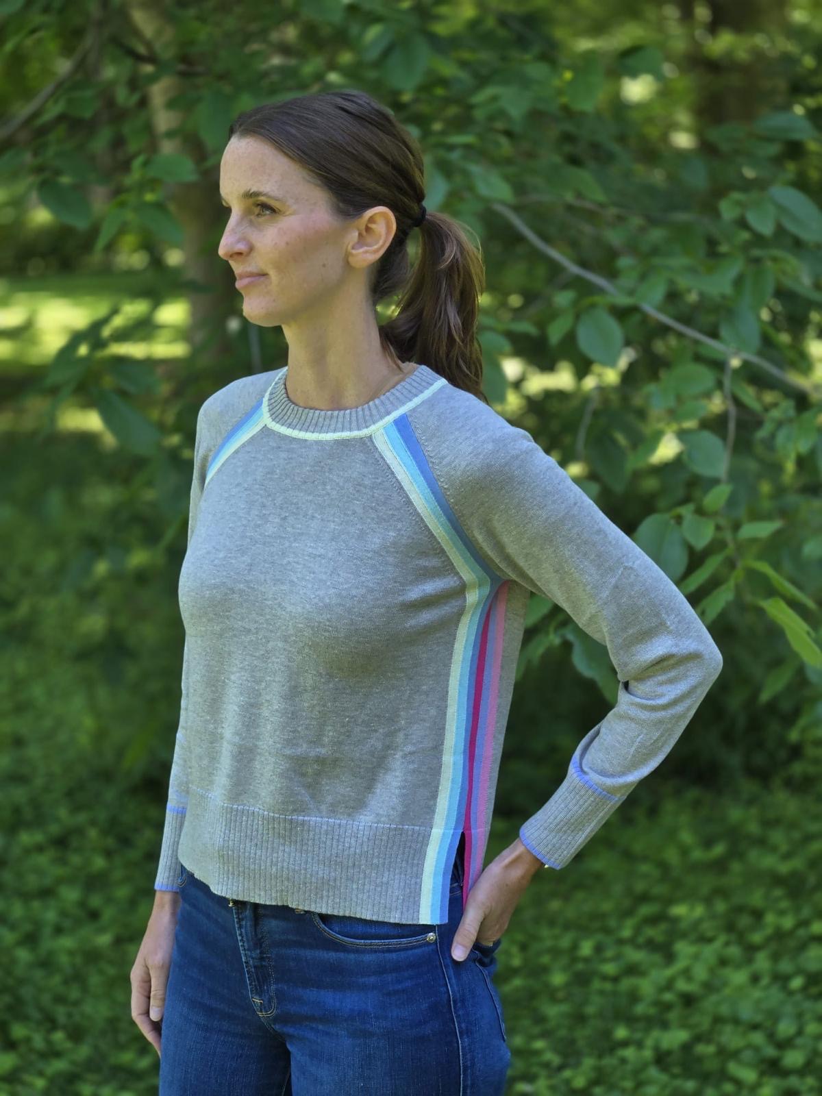 Alashan Rainbow Raglan Sweater