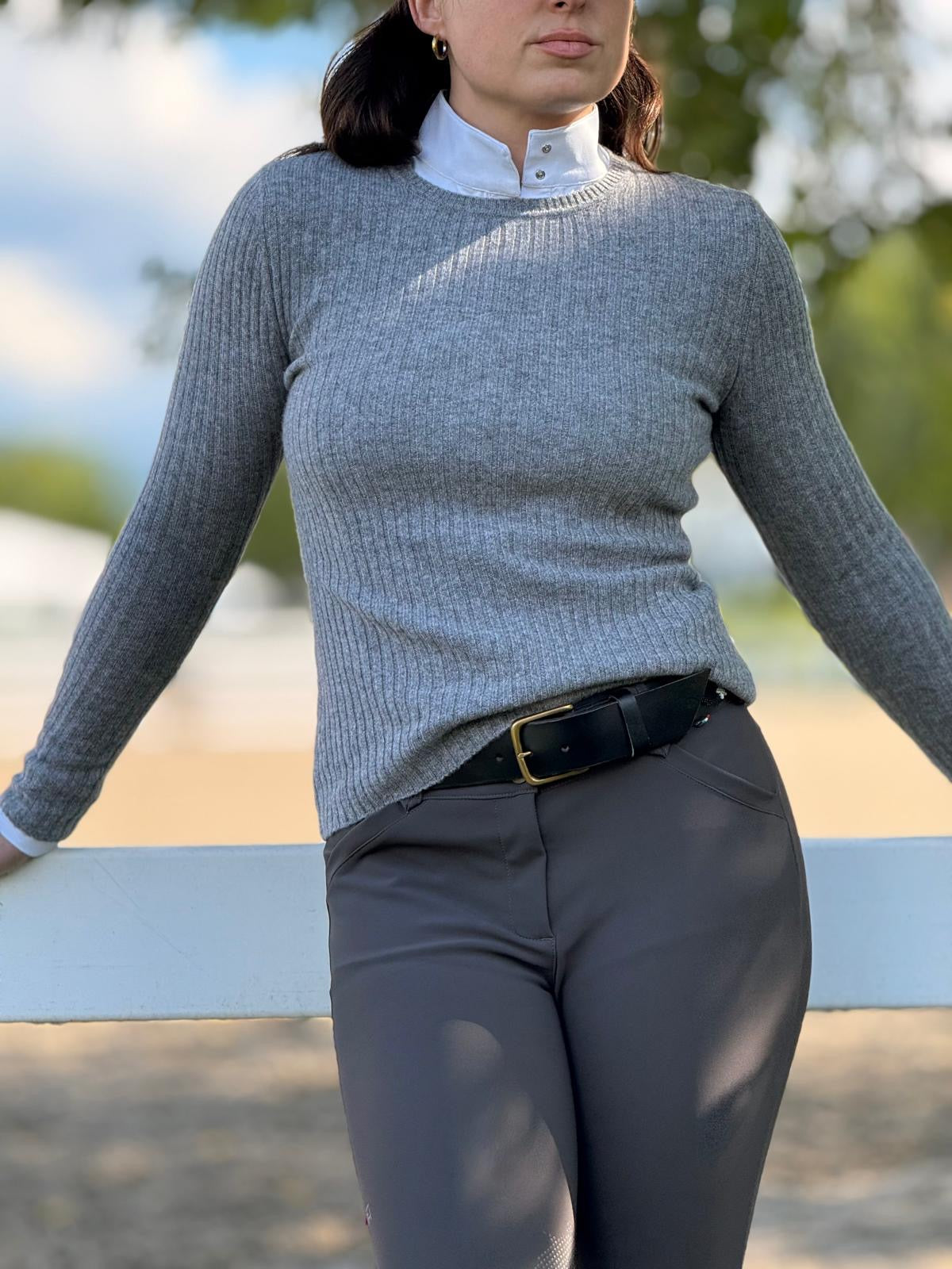Alashan Ada Rib Crew Casheme Sweater