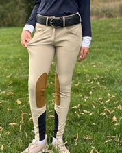 Tailored Sportsman Girls Boot Sock Breeches: Tech Light Fabric