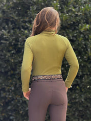 Street and Saddle Rib Turtleneck