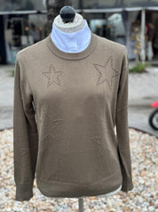 Alashan Cotton Cashmere Constellation Bobble Sweater