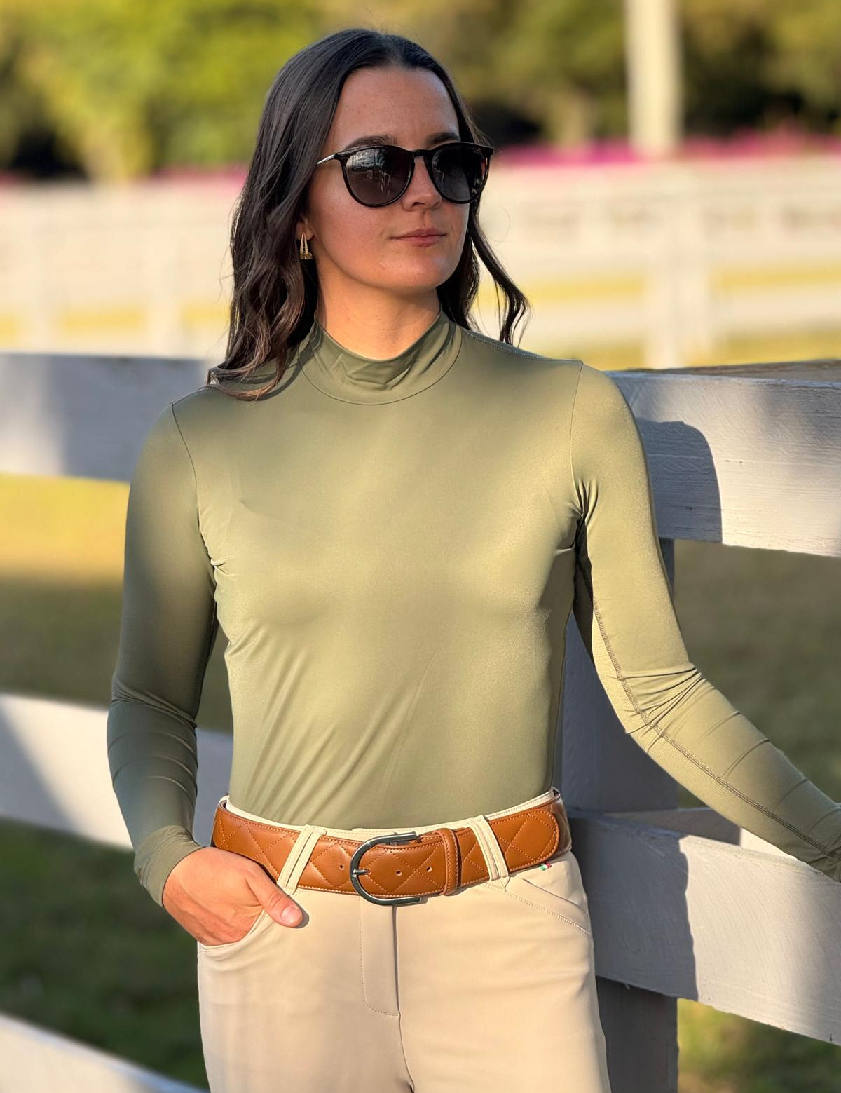 70 Degrees Classic Mock Neck Shirt