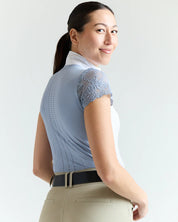 70 Degrees Lace Sleeve Show Shirt