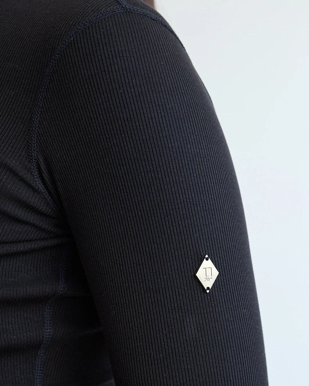 70 Degrees Classic Rib Mock Neck Shirt
