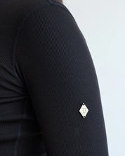70 Degrees Classic Rib Mock Neck Shirt