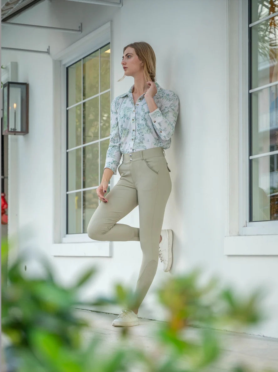 70 Degrees Classic Shirt- The Circuit Floral Toile
