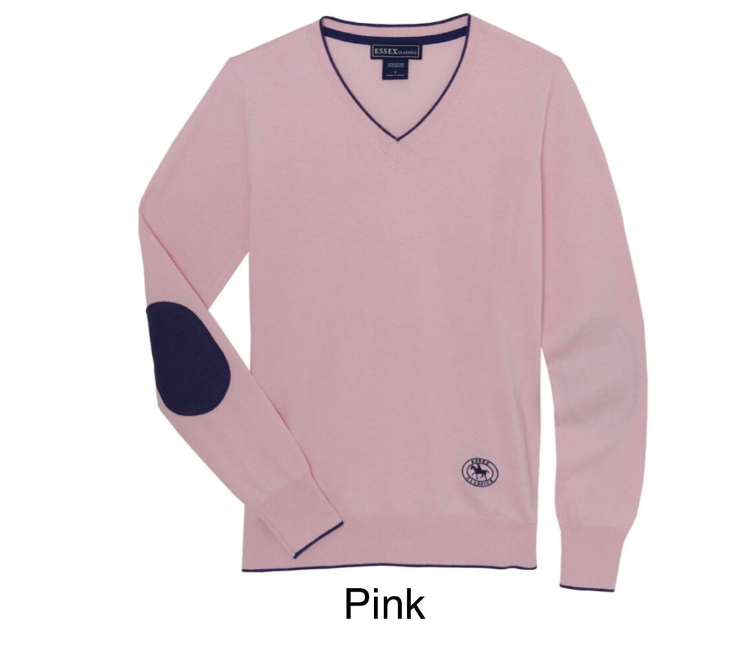 Essex Classics Elbow Patch Sweater – Jods Essex Classics Elbow Patch Sweater – Jods