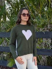 Alashan Cotton Cashmere Sweetheart Raglan Sweater