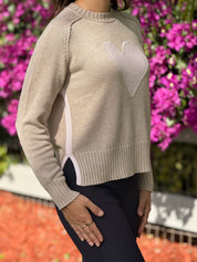Alashan Cotton Cashmere Sweetheart Raglan Sweater