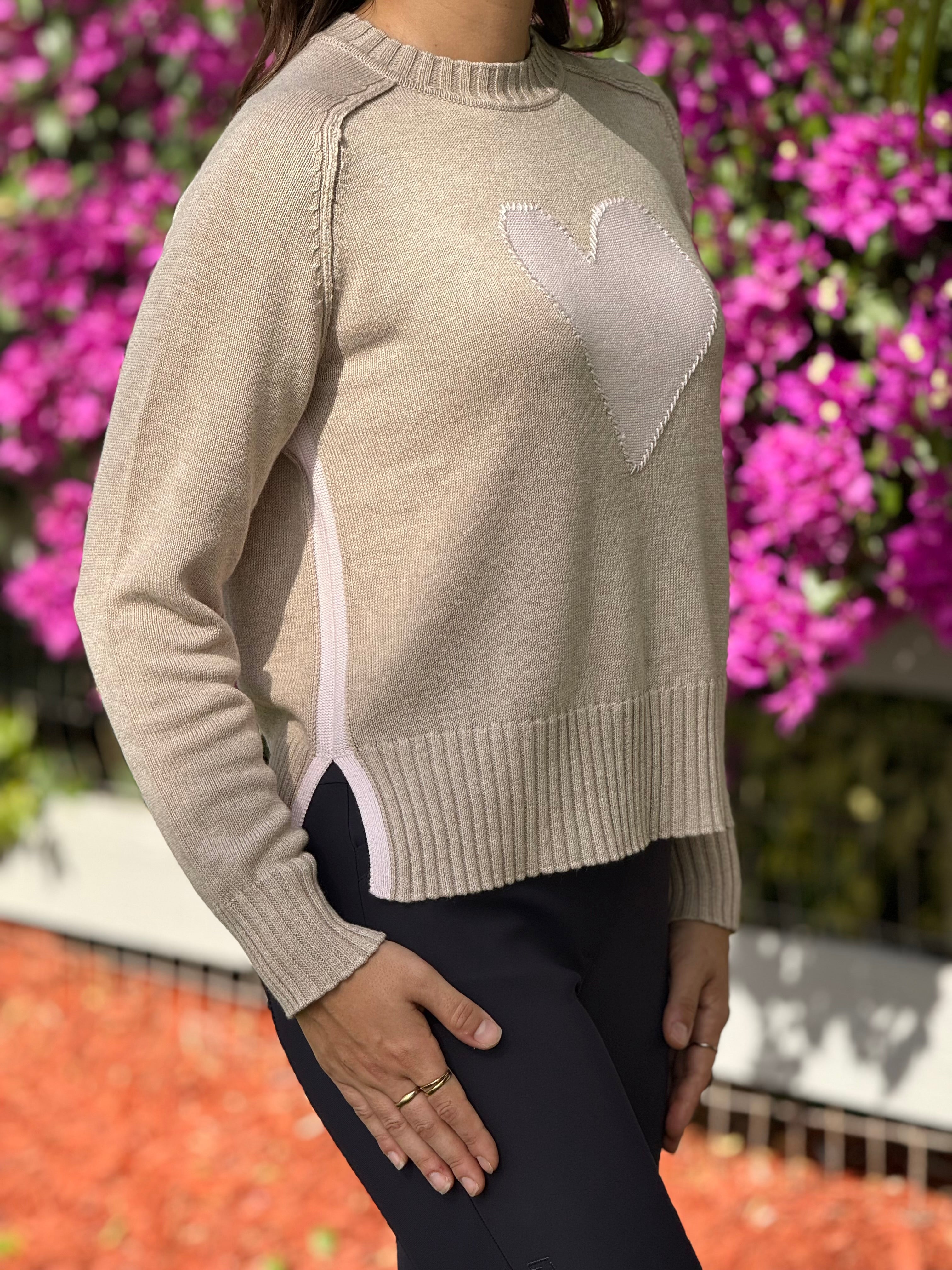 Alashan Cotton Cashmere Sweetheart Raglan Sweater