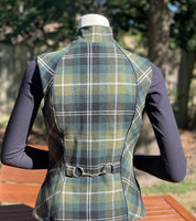 Arista Equestrian Juniper Plaid Vest