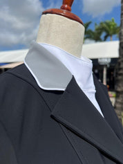 For Horses Cristina Show coat with contrast collar: black with grey