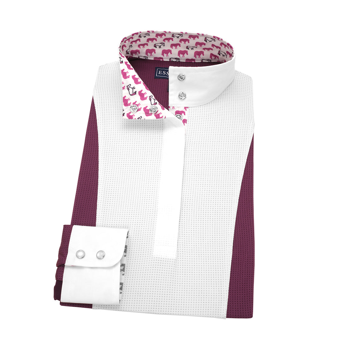 Essex Luna Colorblock Girls Long Sleeve Show Shirt