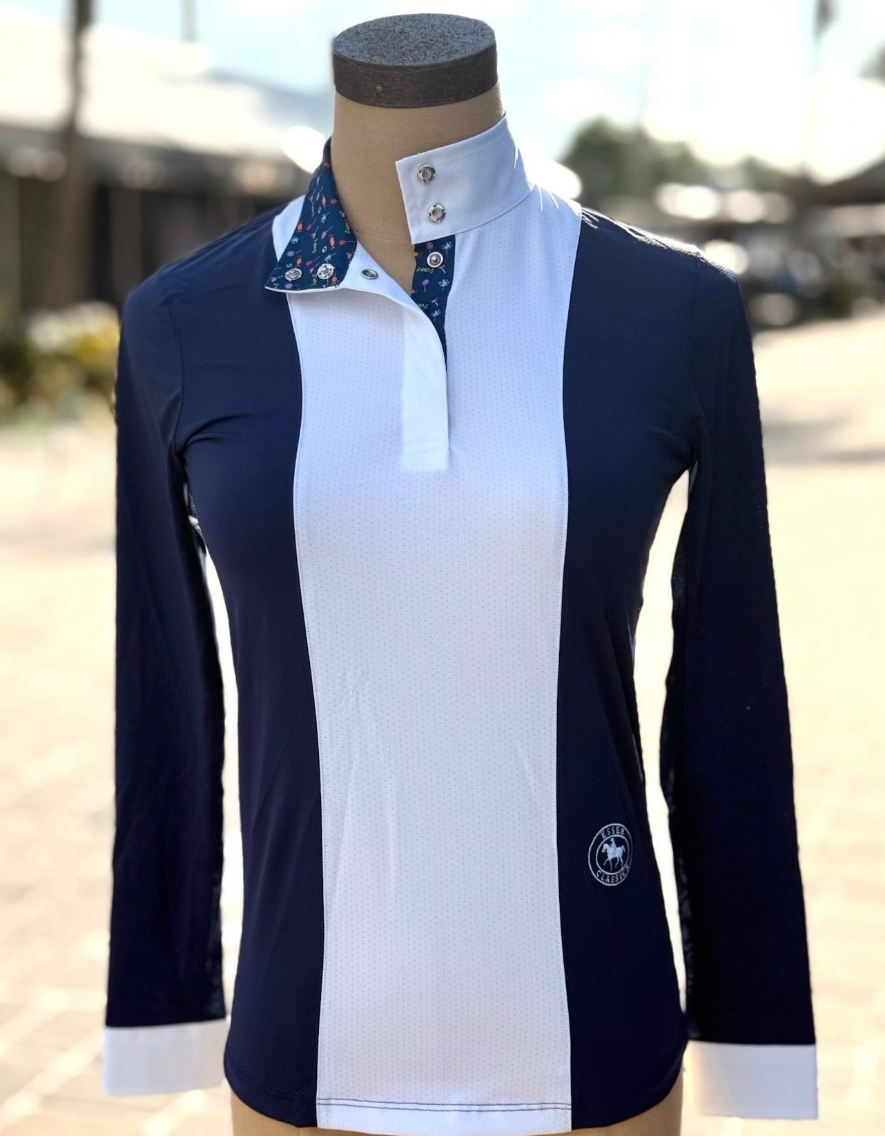 Essex Luna Colorblock Girls Long Sleeve Show Shirt