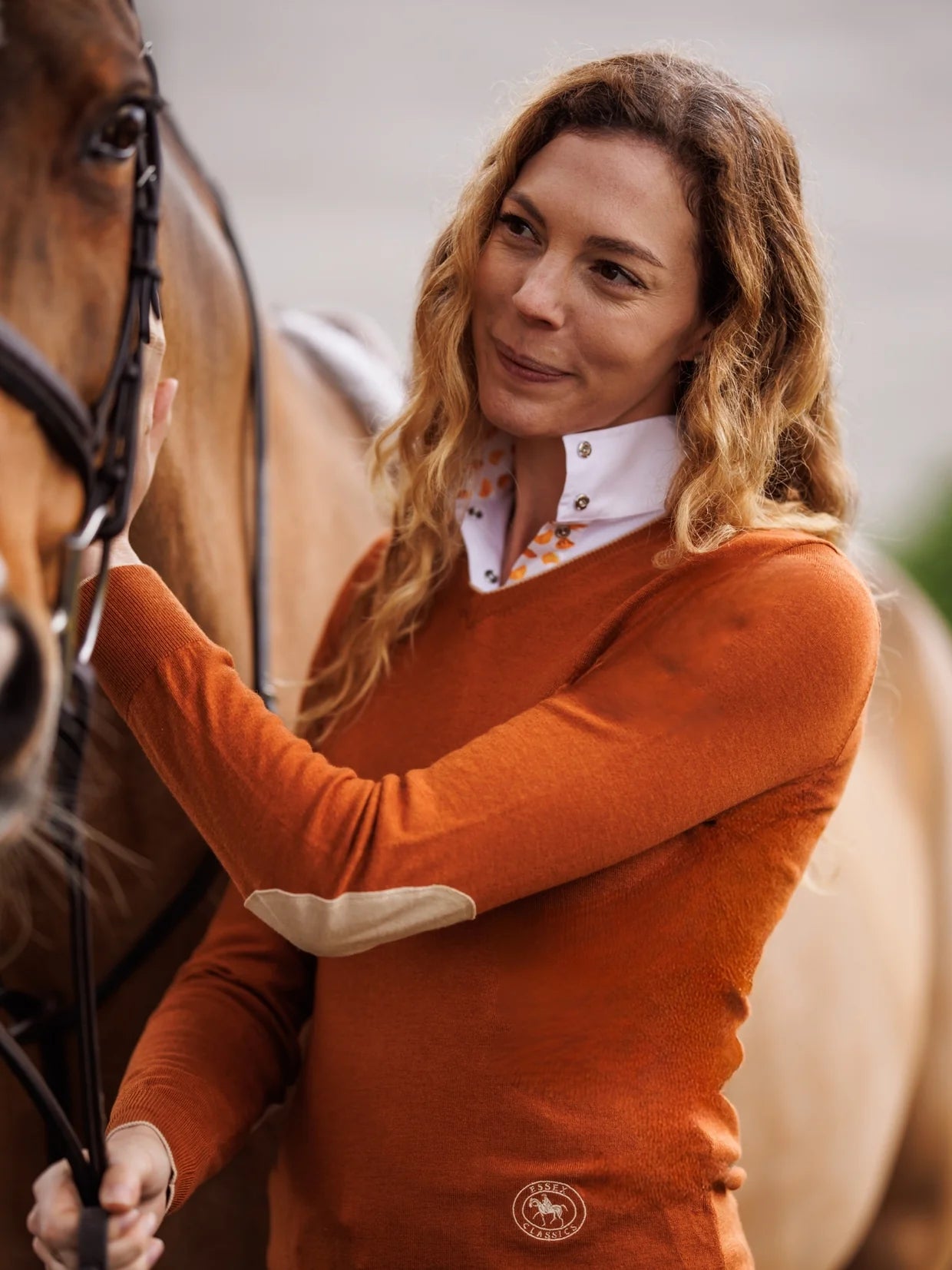 Essex Classics Elbow Patch Sweater