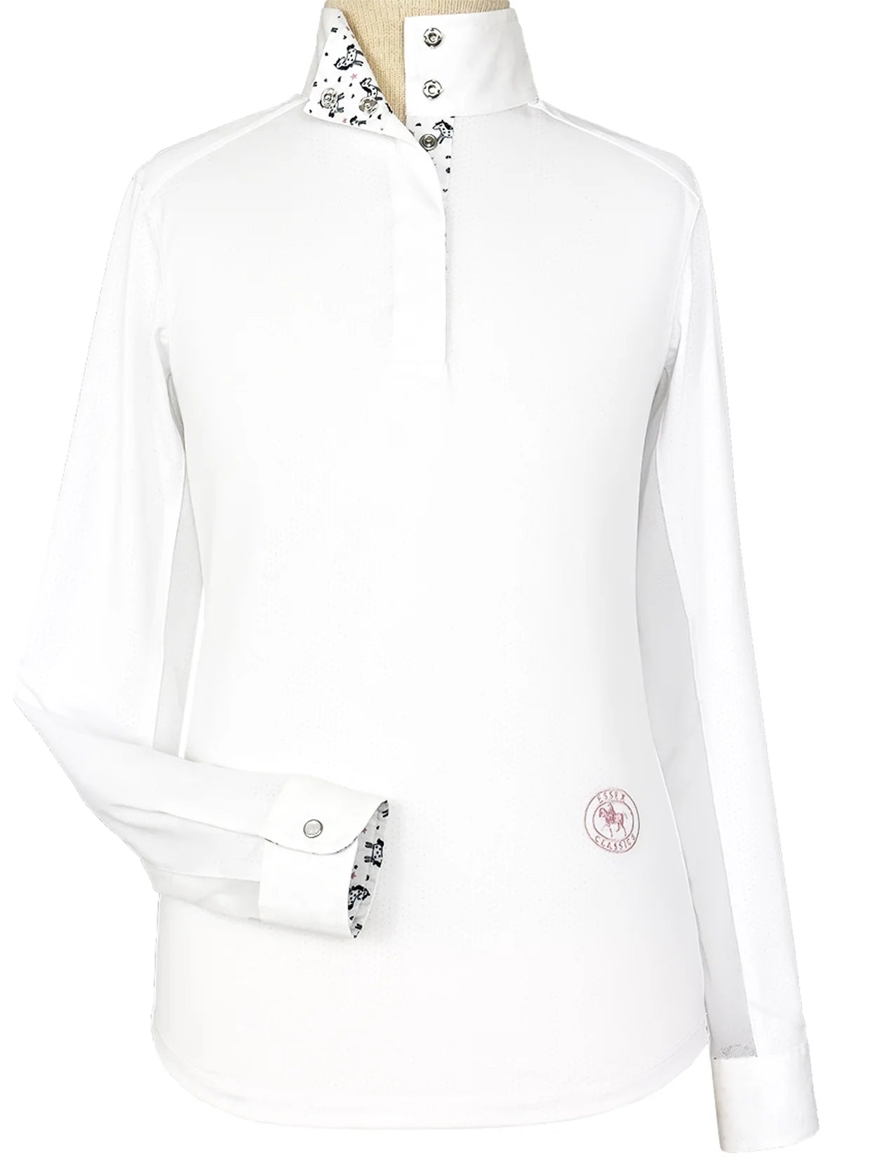 Essex Classics Talent Yarn Long Sleeve Show Shirt: Girls