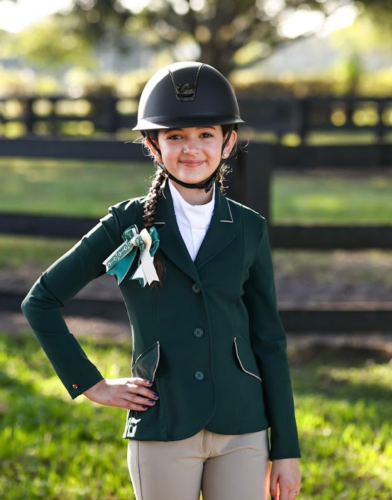For Horses Girls Cecilia Show Coat