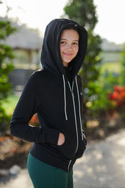 For Horses Mic Children's Zip Up Hoodie