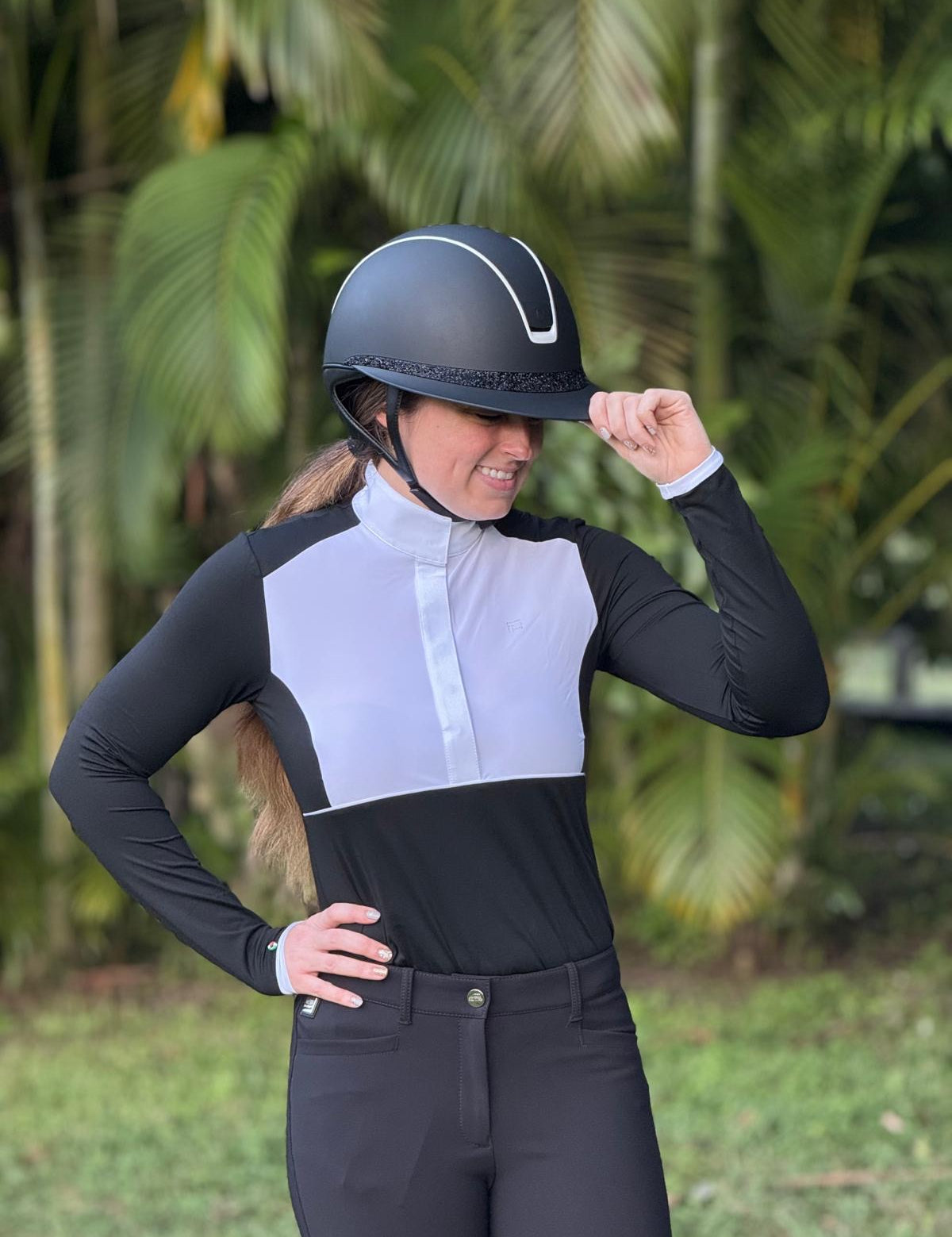 For Horses Elektra Long Sleeve Show Shirt