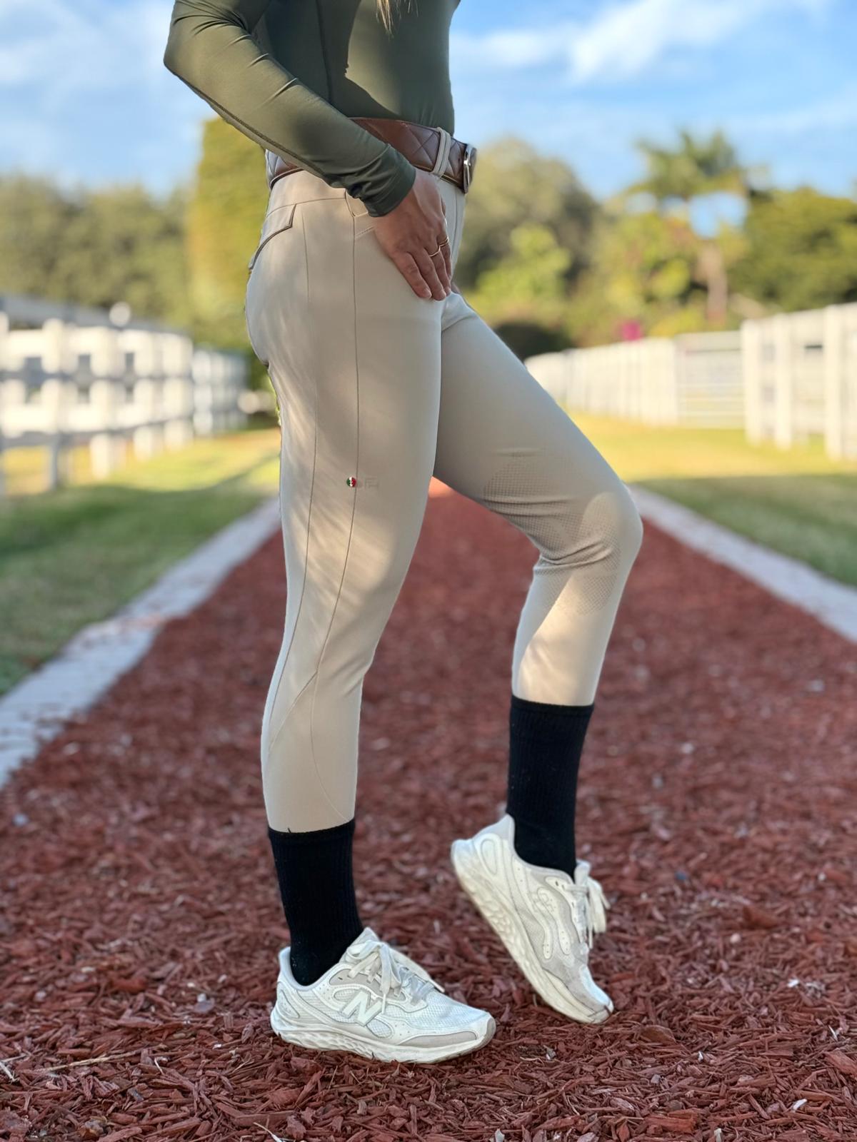 For Horses Petra Ultra Move Breeches in Beige