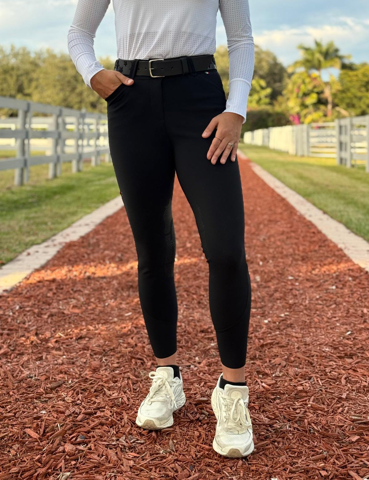 For Horses Petra Ultra Move Breeches With Crystals on Pockets