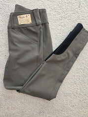 Tailored Sportsman Girls Boot Sock Breeches: Tech Light Fabric with Silicone Patches