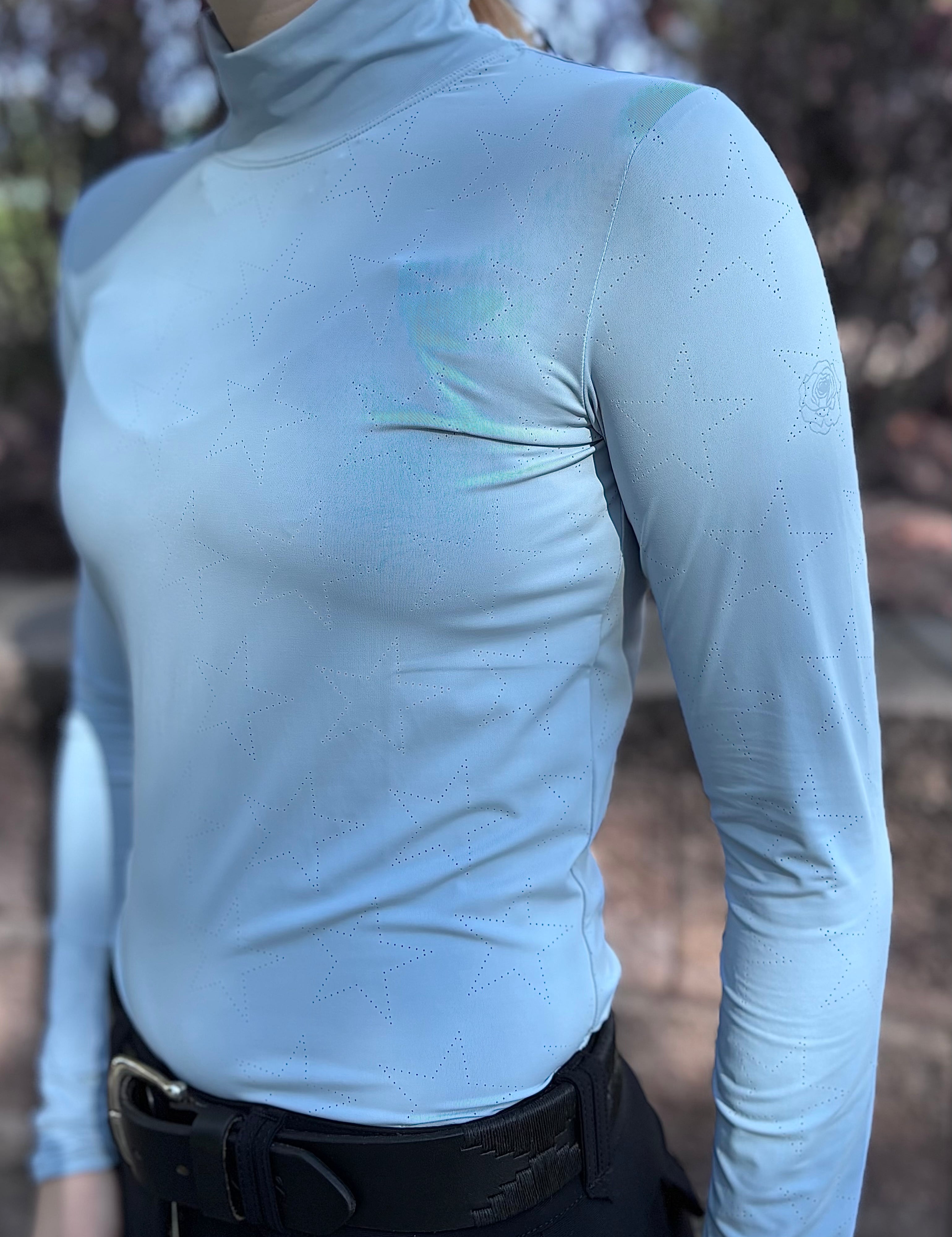 Hannah Childs Farrah Star Turtleneck Shirt