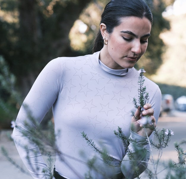 Hannah Childs Farrah Star Turtleneck Shirt