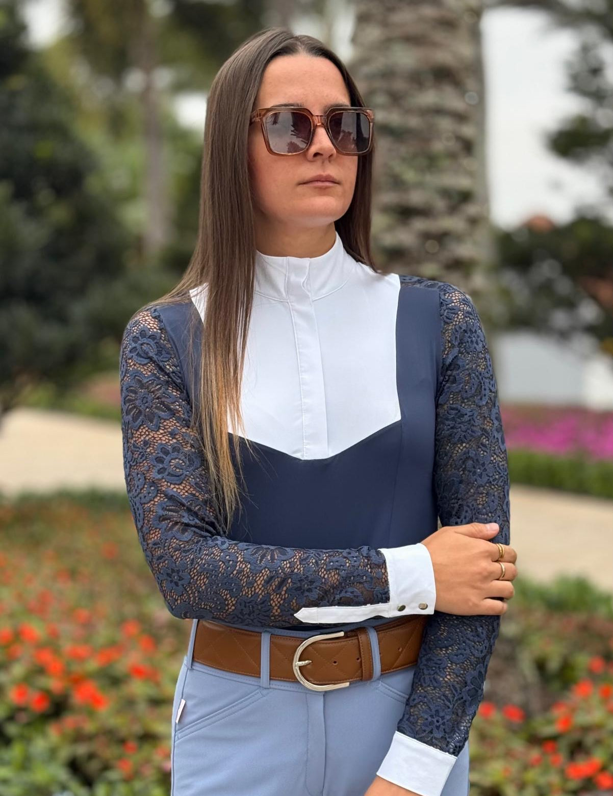 Hannah Childs Luna Lace Show Shirt