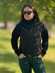 Hannah Childs Charlie Quarter Zip with Embroidery