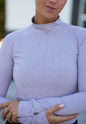 Hannah Childs Farrah Star Turtleneck Shirt