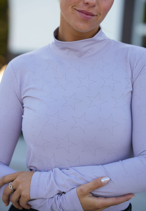 Hannah Childs Farrah Star Turtleneck Shirt