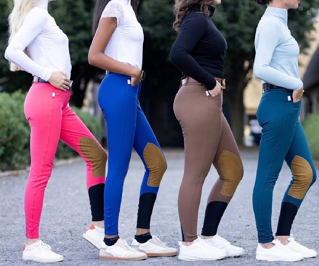 Tailored Sportsman Boot Sock Breeches: Mid Rise, Front Zip Colors Sizes 22-26