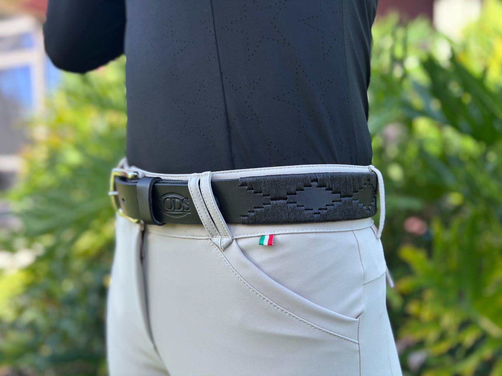 Leather Argentine Polo Belt