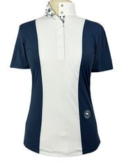 Essex Luna Colorblock Girls Short Sleeve Show Shirt