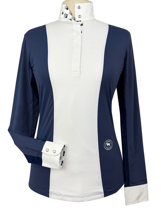 Essex Luna Colorblock Girls Long Sleeve Show Shirt