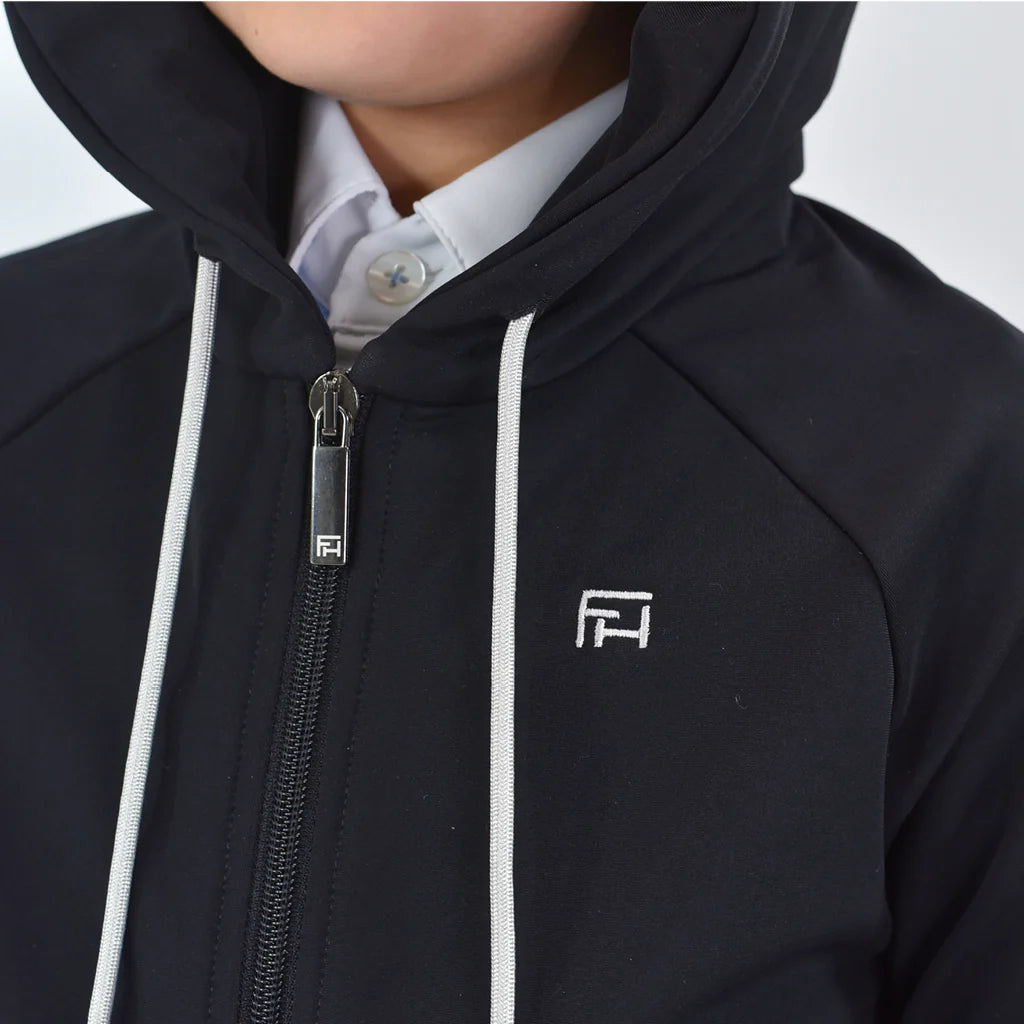 For Horses Mic Children's Zip Up Hoodie