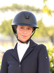 2.0 Miss Shield Dark Line With Crystal Fabric Blazon Samshield Helmet