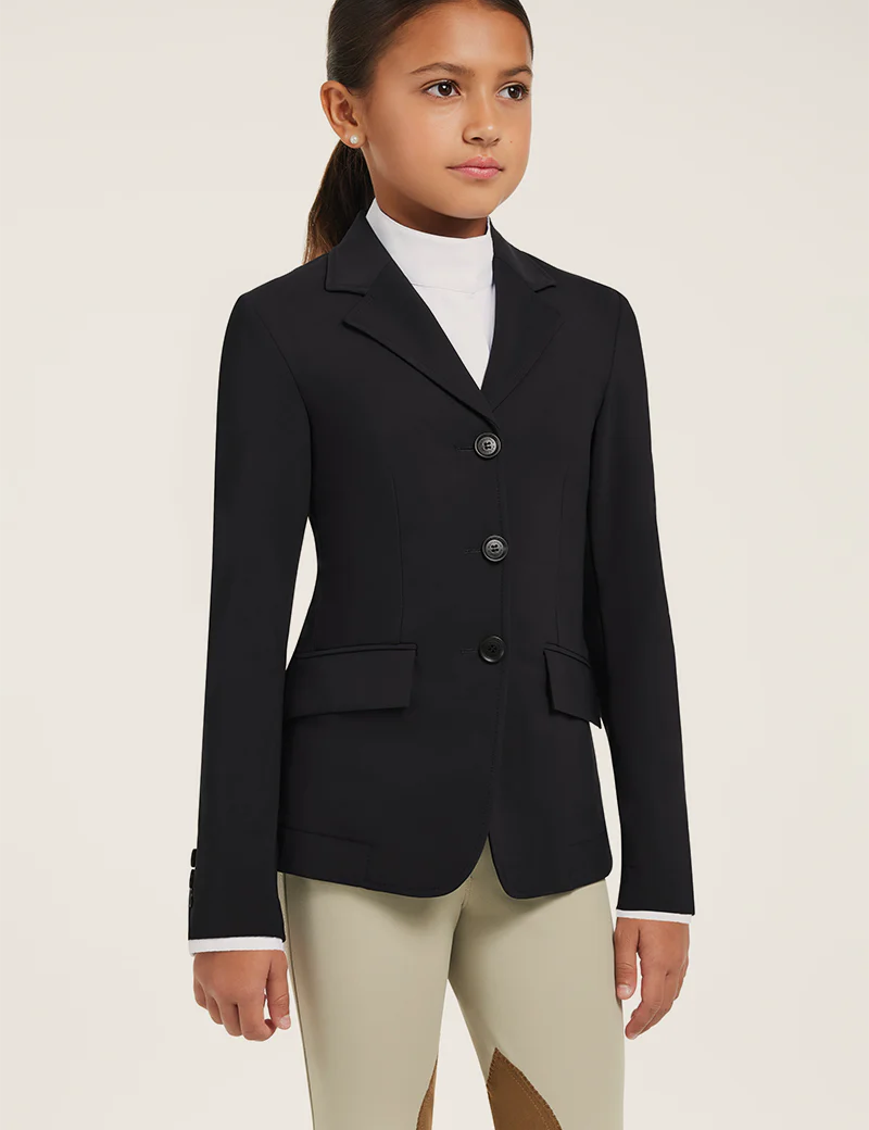 RJ Classics Girls Lightweight Show Coat: Shore with Cuffs