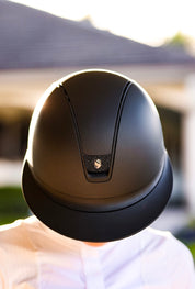 2.0 Miss Shield Dark Line With Crystal Fabric Blazon Samshield Helmet