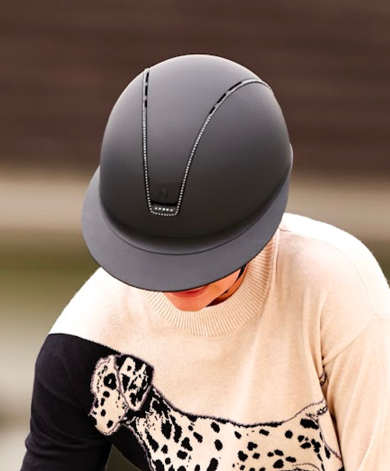 Samshield 2.0 Miss Shield Shadowmatt 5 Crystal Helmet Black / 7 7/8 XL (63)