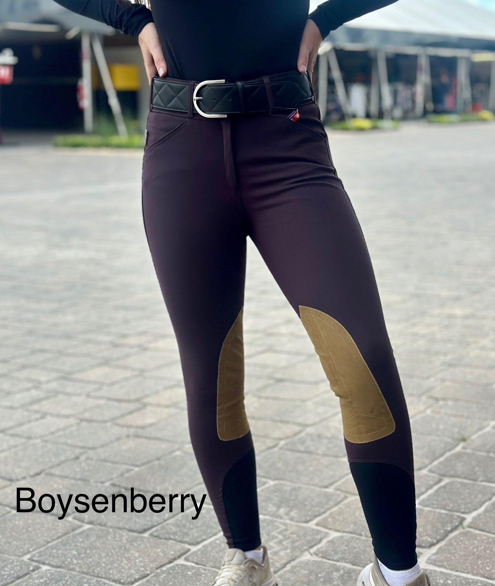 Tailored Sportsman Boot Sock Breeches: Mid Rise, Front Zip Colors Sizes 22-26