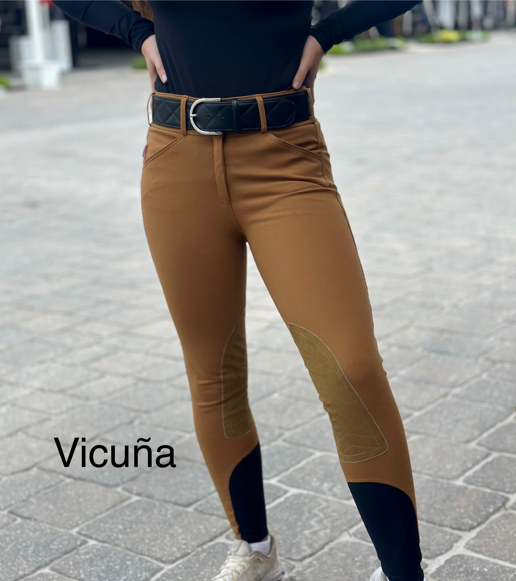 Tailored Sportsman Boot Sock Breeches: Mid Rise, Front Zip Colors Sizes 22-26