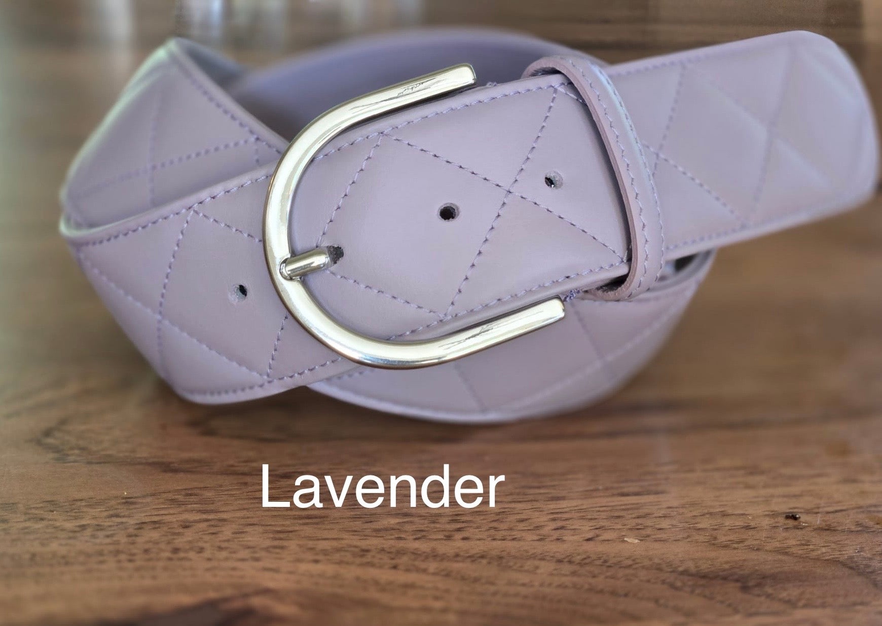 Tailored Sportsman Quilted Leather C Belt